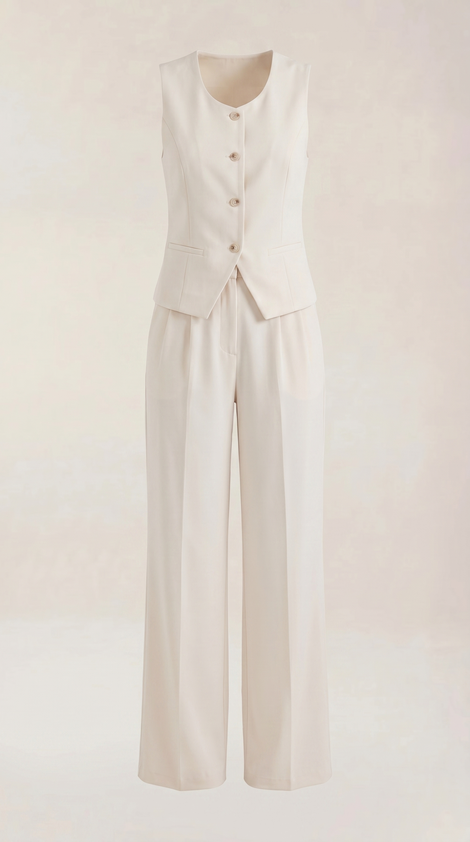 Anita Zweiteiler aus taillierter Weste und Hose