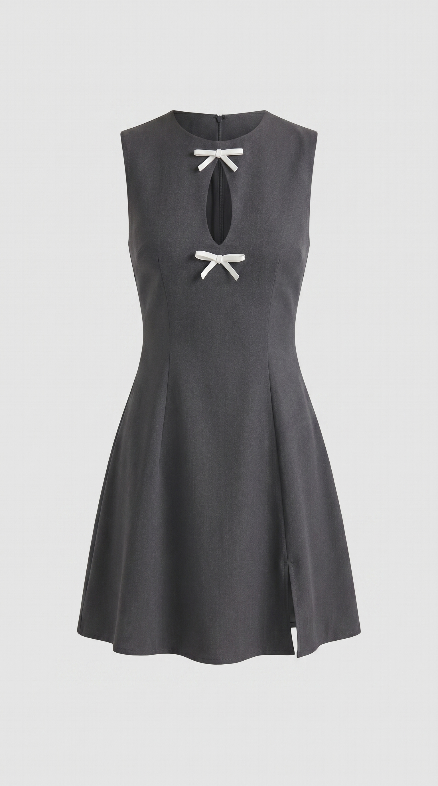 Priscilla Minikleid mit Schleifendetails