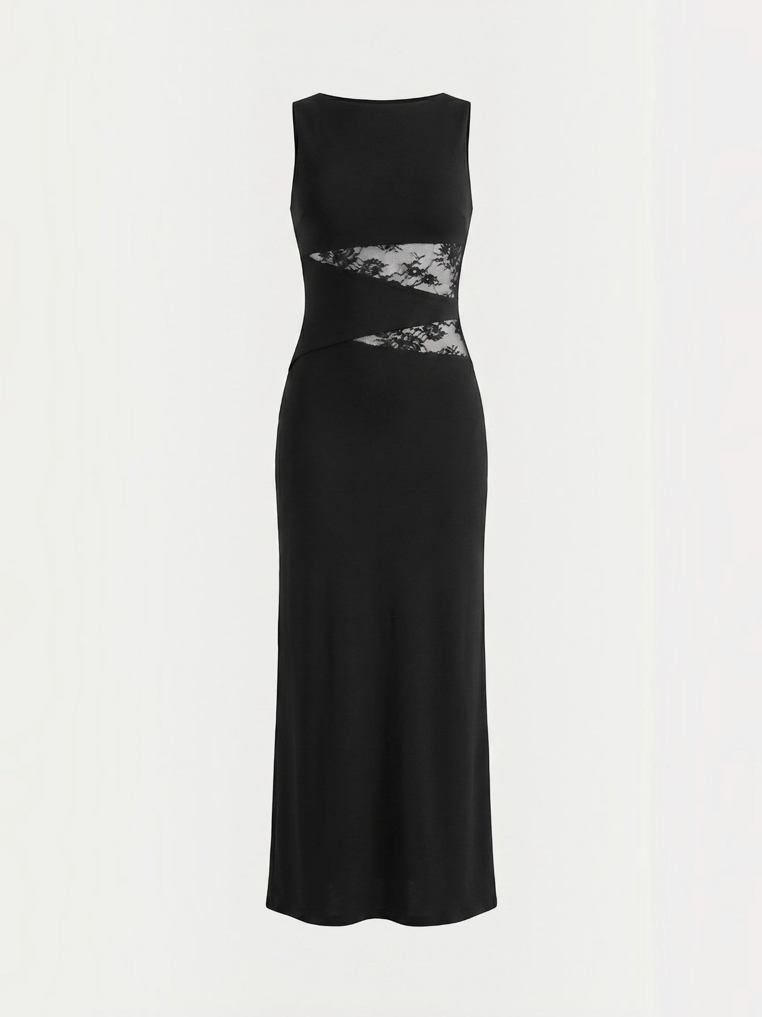 Riley Maxikleid mit Spitzeneinsatz an der Taille