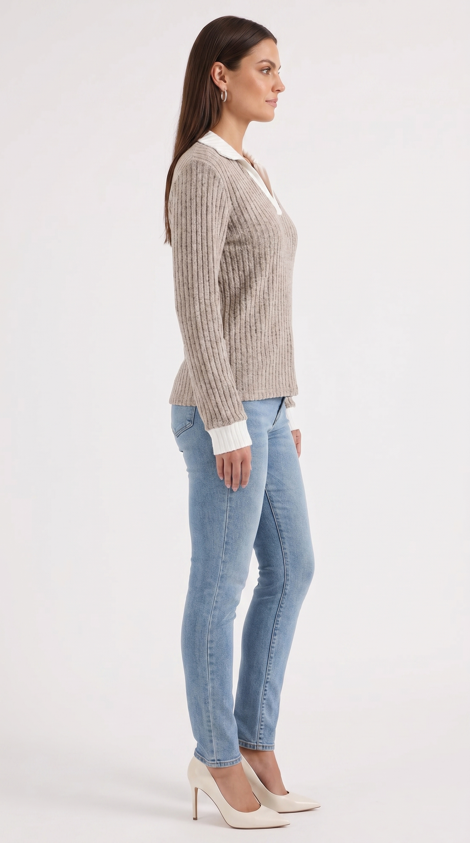 Althea Strickpullover mit V-Ausschnitt