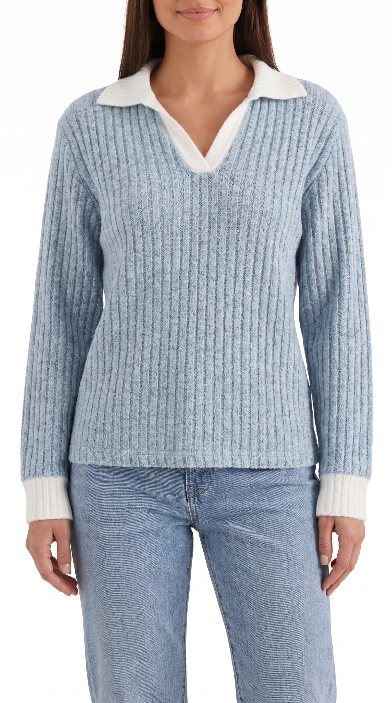 Althea Strickpullover mit V-Ausschnitt