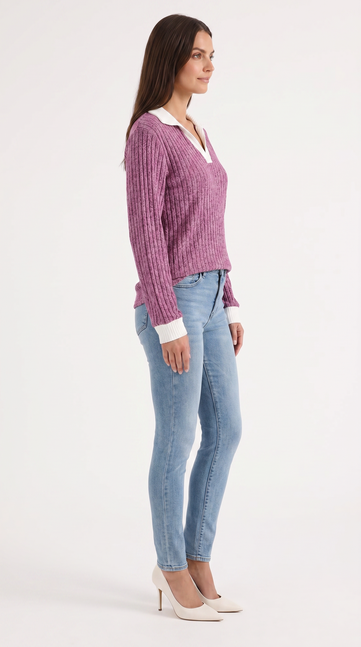 Althea Strickpullover mit V-Ausschnitt