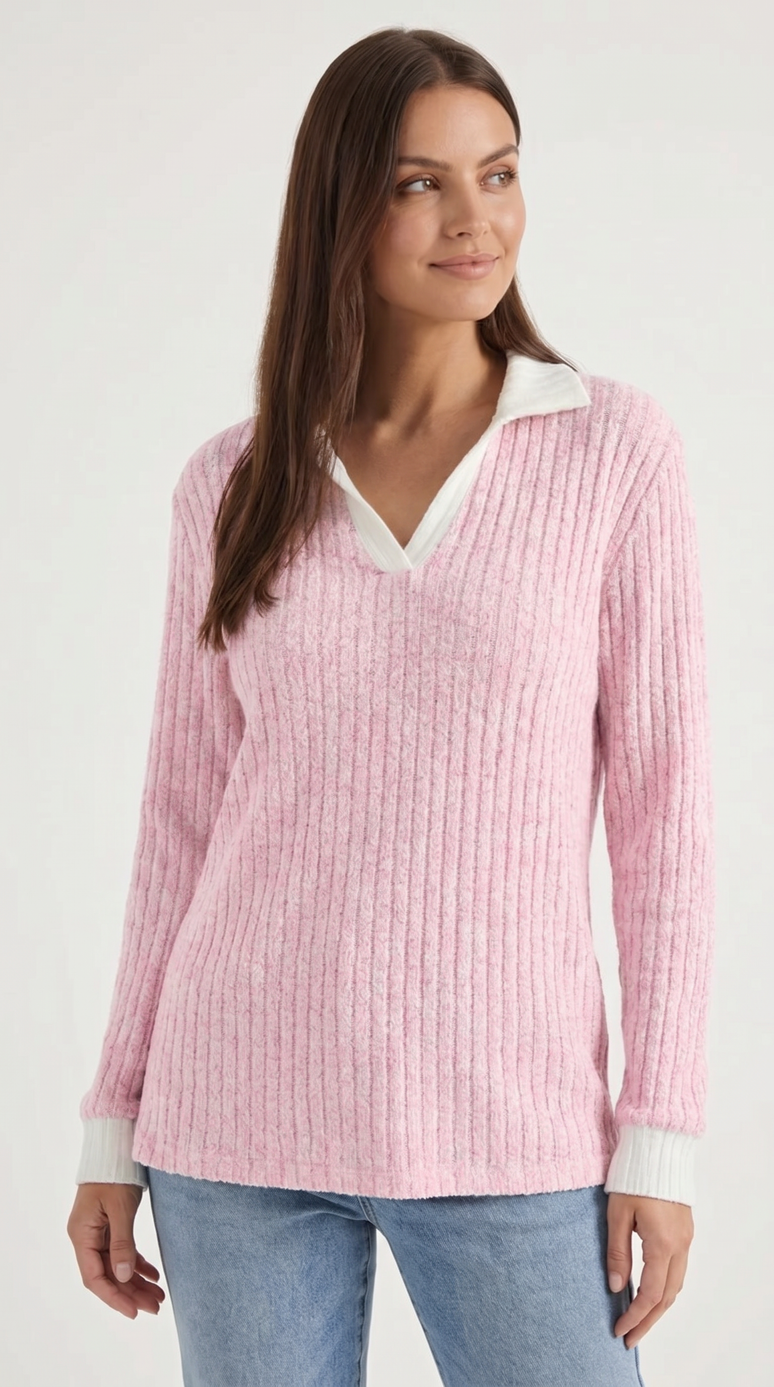 Althea Strickpullover mit V-Ausschnitt