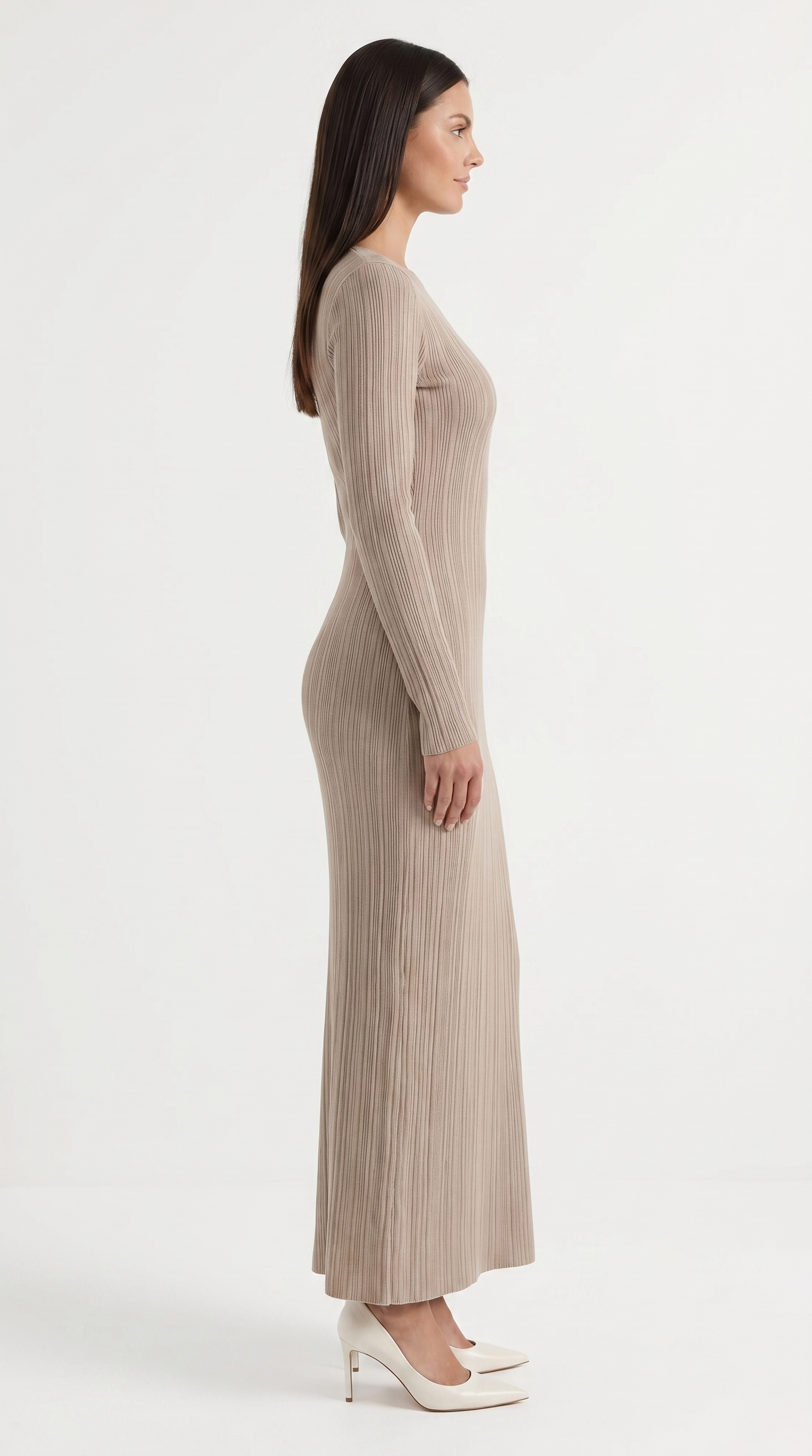 Tamsin Maxi-Strickkleid
