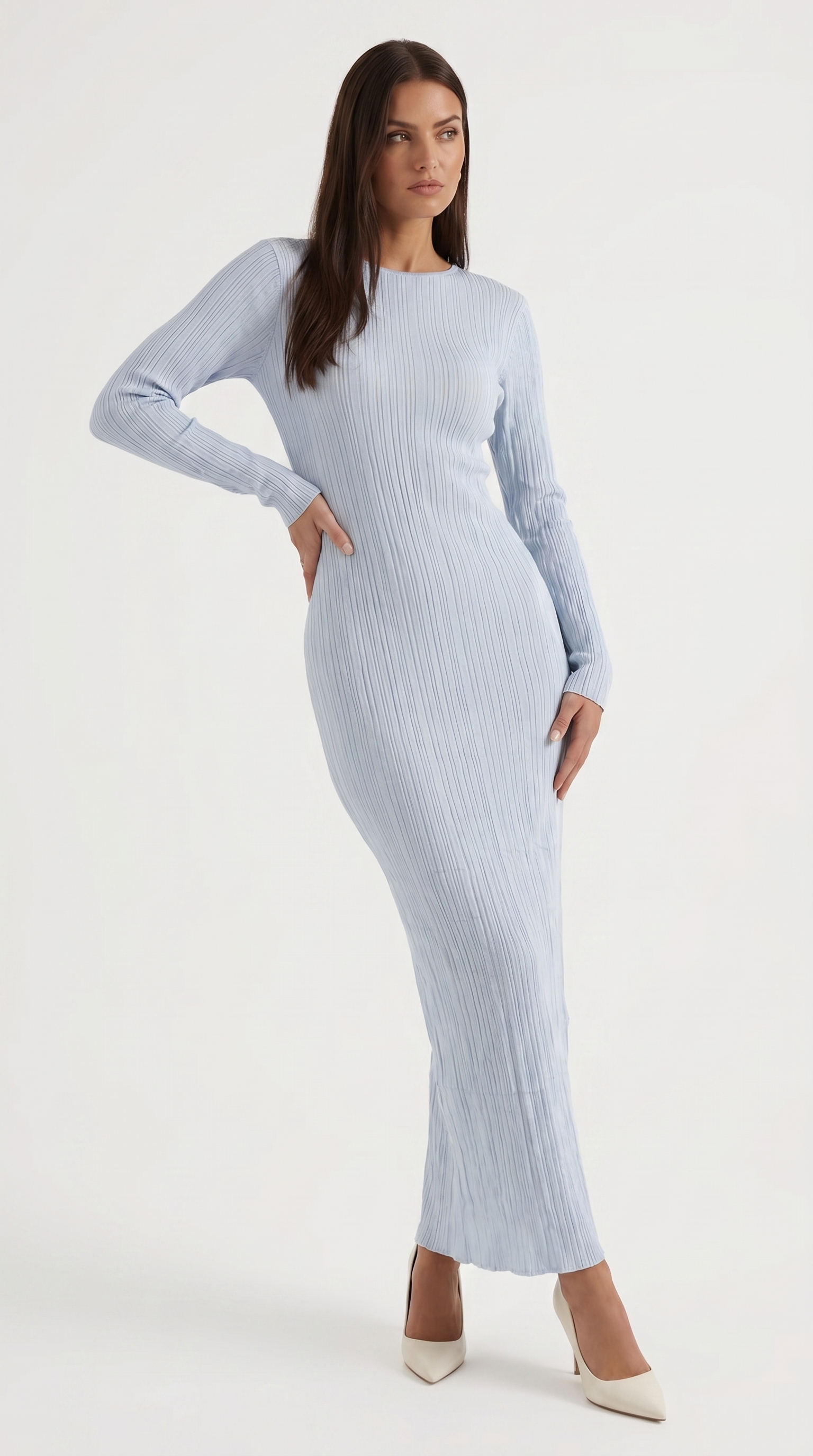 Tamsin Maxi-Strickkleid
