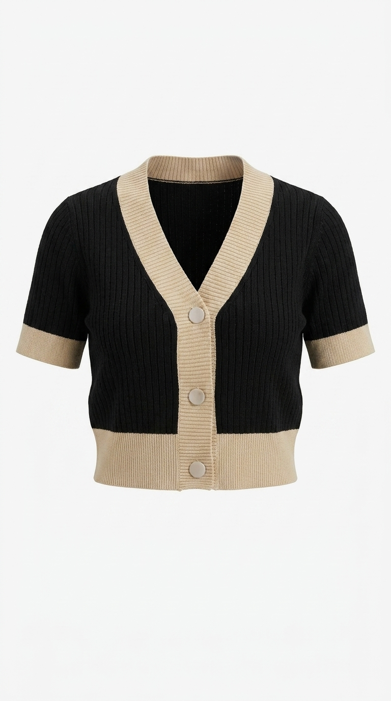 Nerina kurze taillierte Strickjacke