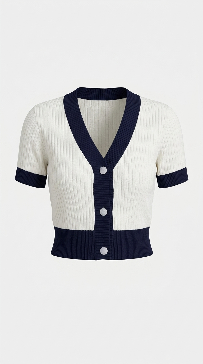Nerina kurze taillierte Strickjacke