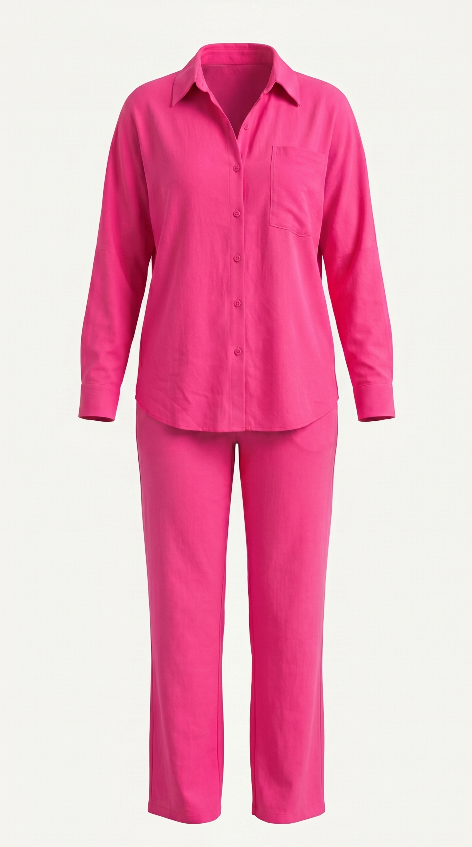 Amber Baumwoll Hosenanzug mit Overshirt