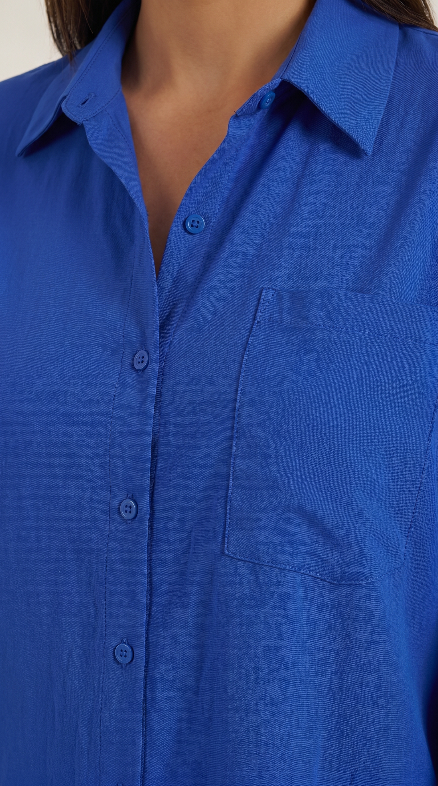 Amber Baumwoll Hosenanzug mit Overshirt