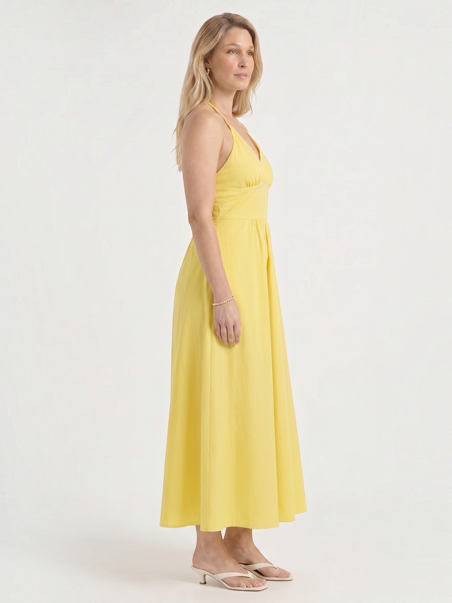 Monica Maxikleid mit Neckholder-Ausschnitt