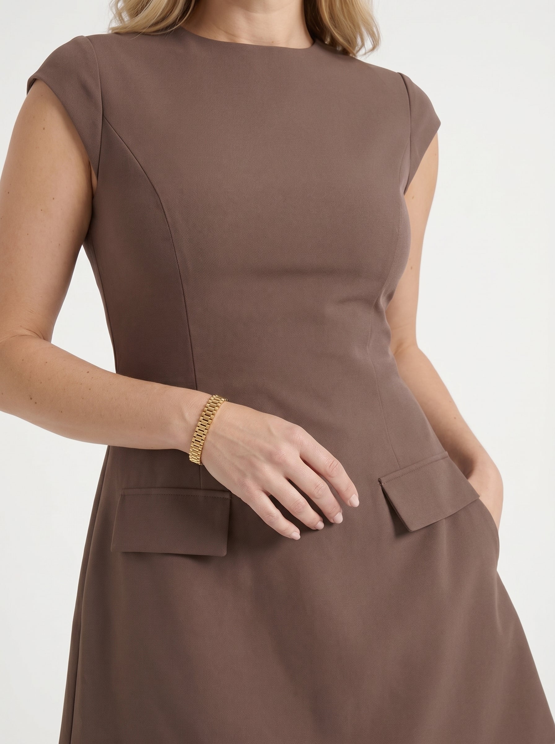 Orlena Minikleid mit Taschendetail