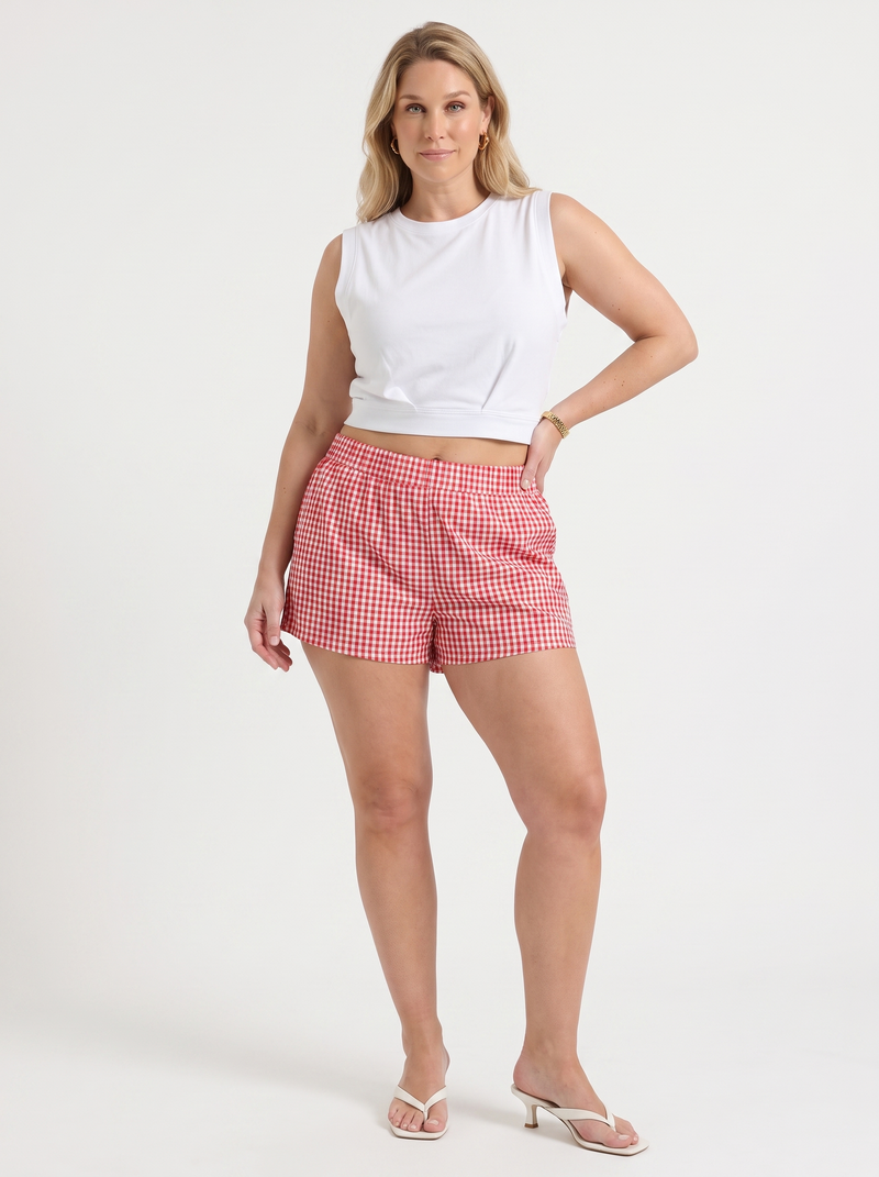 Thea Shorts im Vichy-Karo
