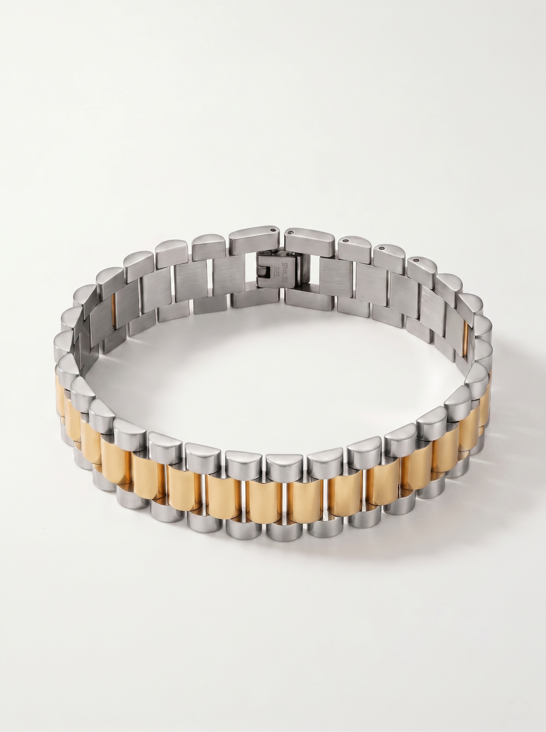 Luisa Gliederarmband im Uhrenarmband-Stil