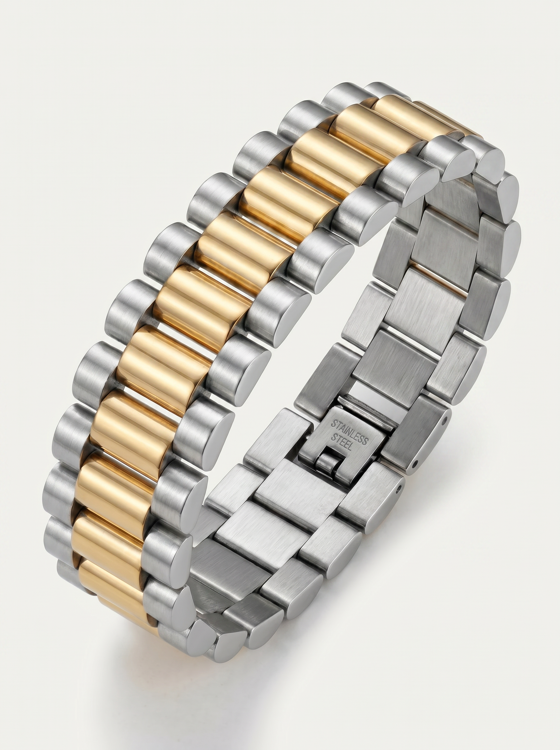 Luisa Gliederarmband im Uhrenarmband-Stil