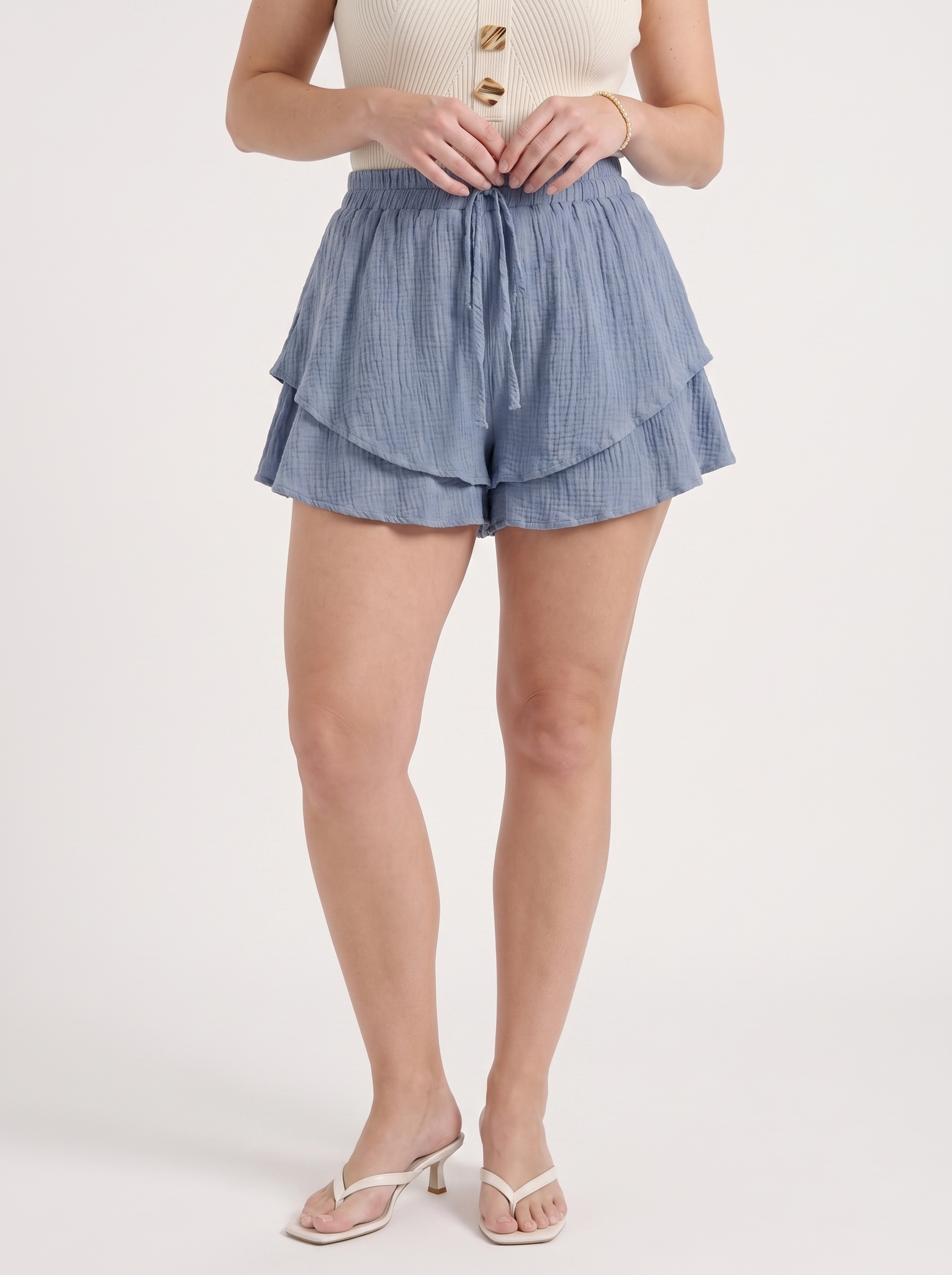 Piper Shorts im Volant-Look