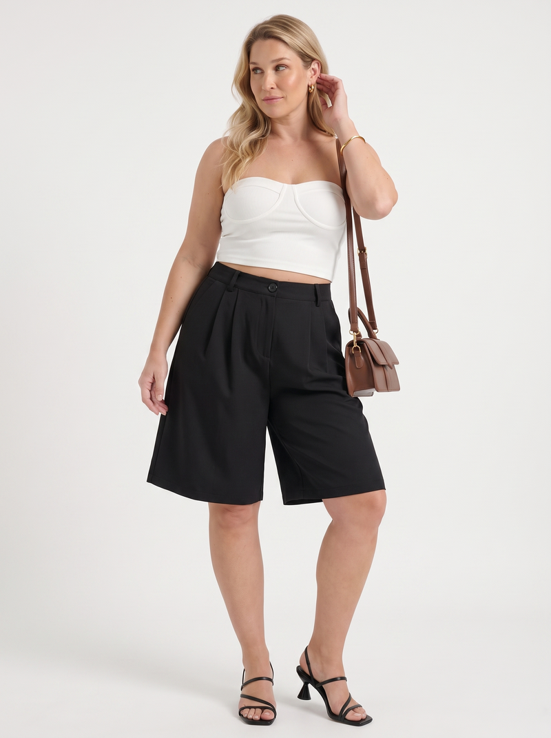 Xylene Bermudashorts mit Bundfalten