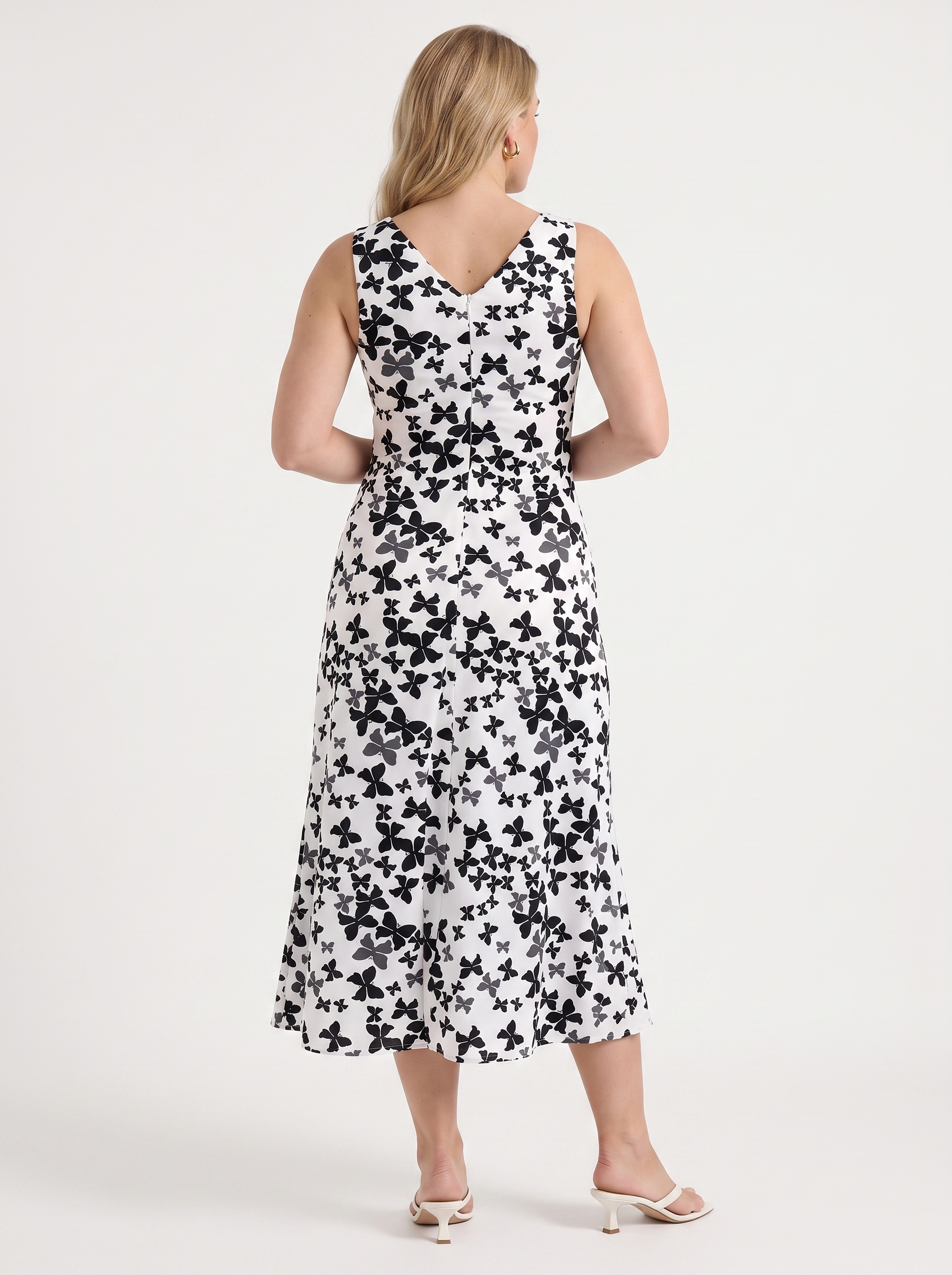 Esme Midikleid mit Blumenmuster