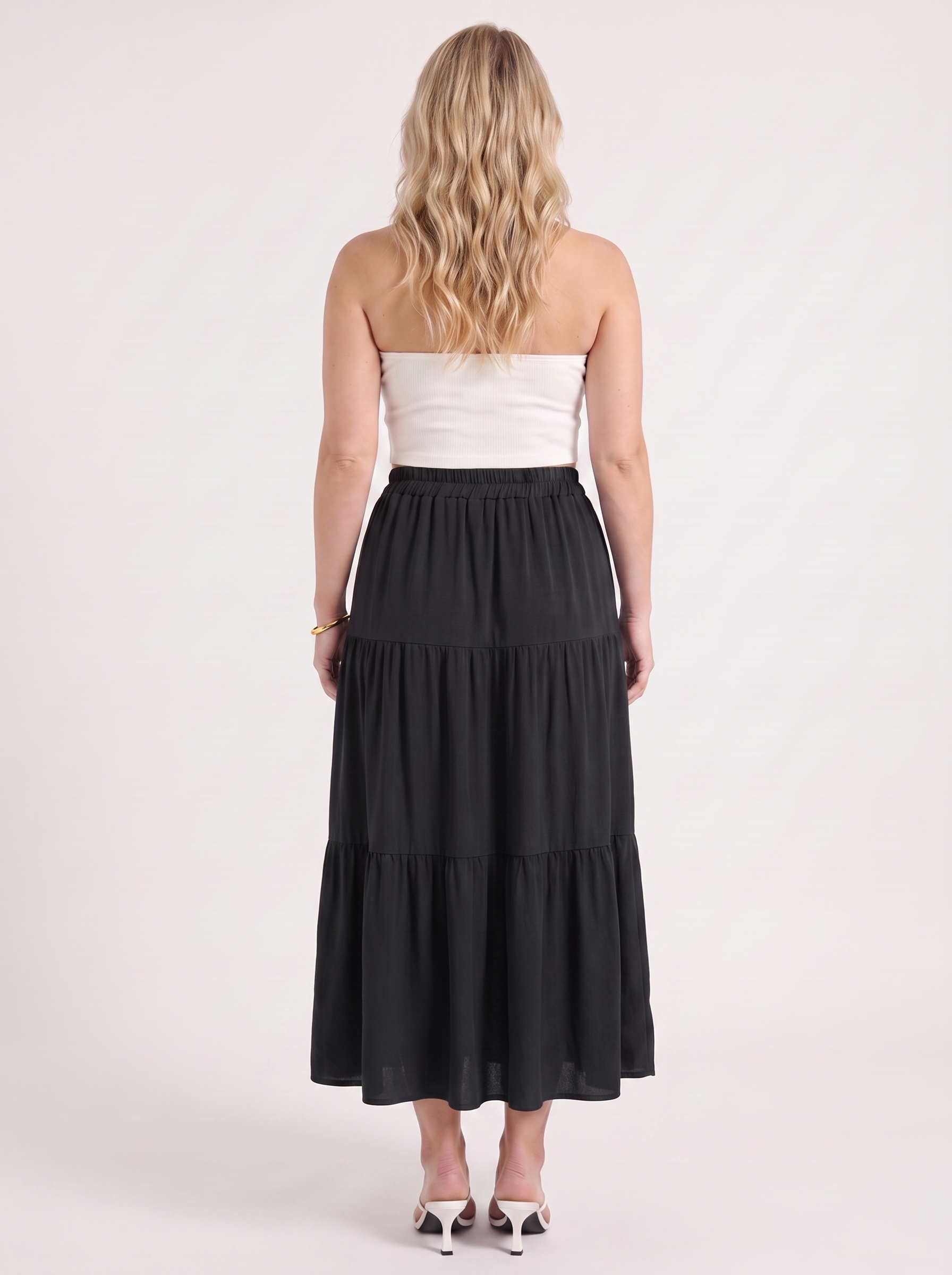 Agatha Maxirock im Stufen-Look