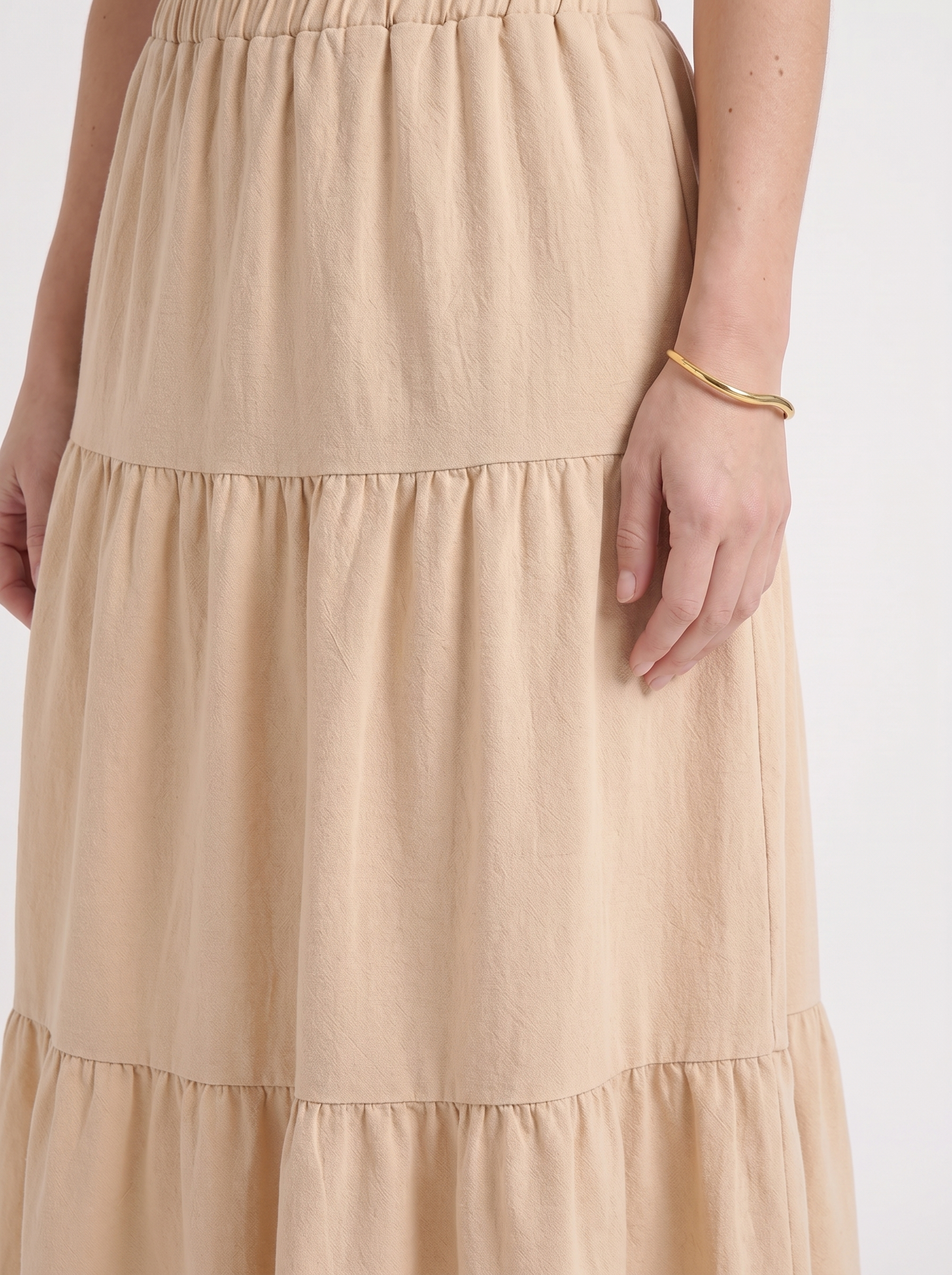Agatha Maxirock im Stufen-Look