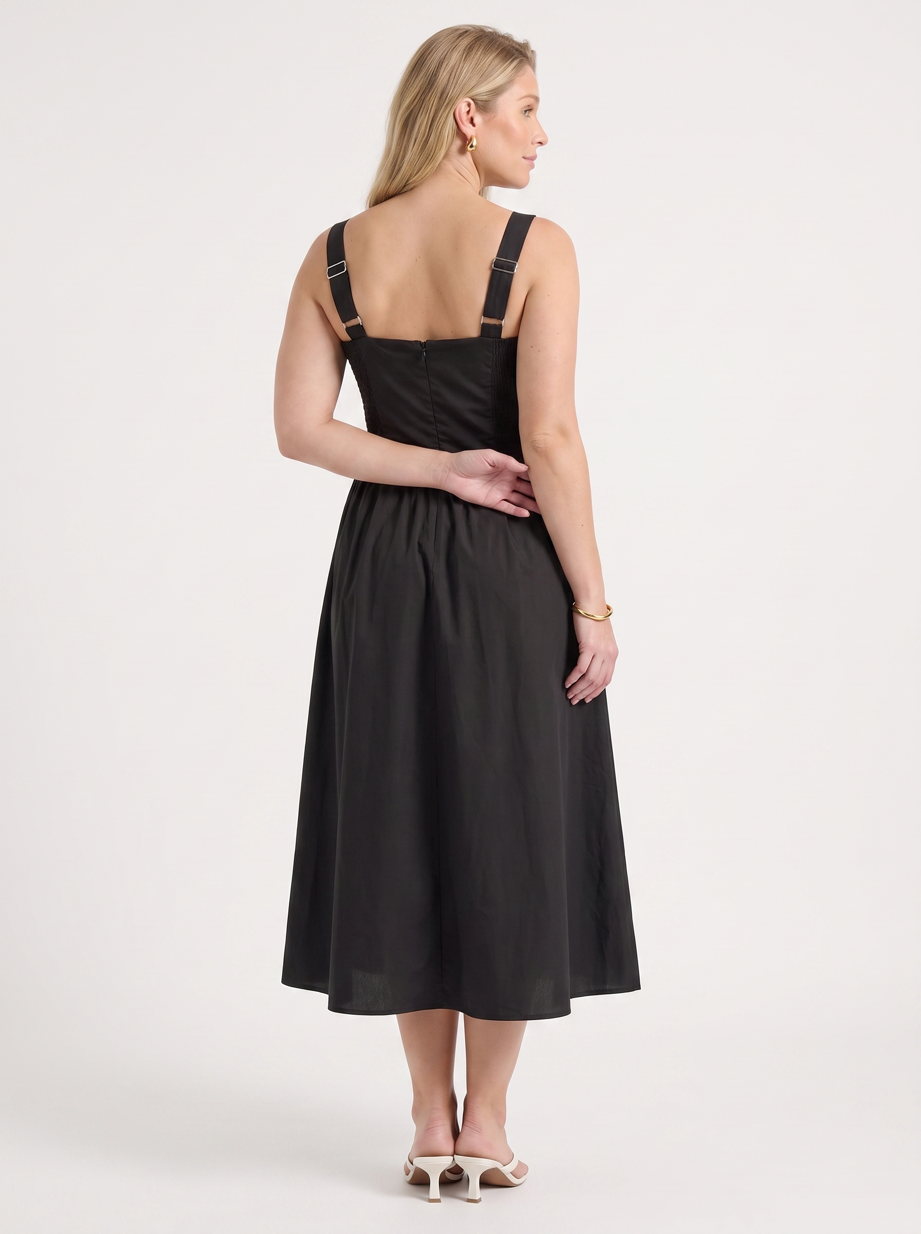 Delilah Midikleid mit Blumenmuster
