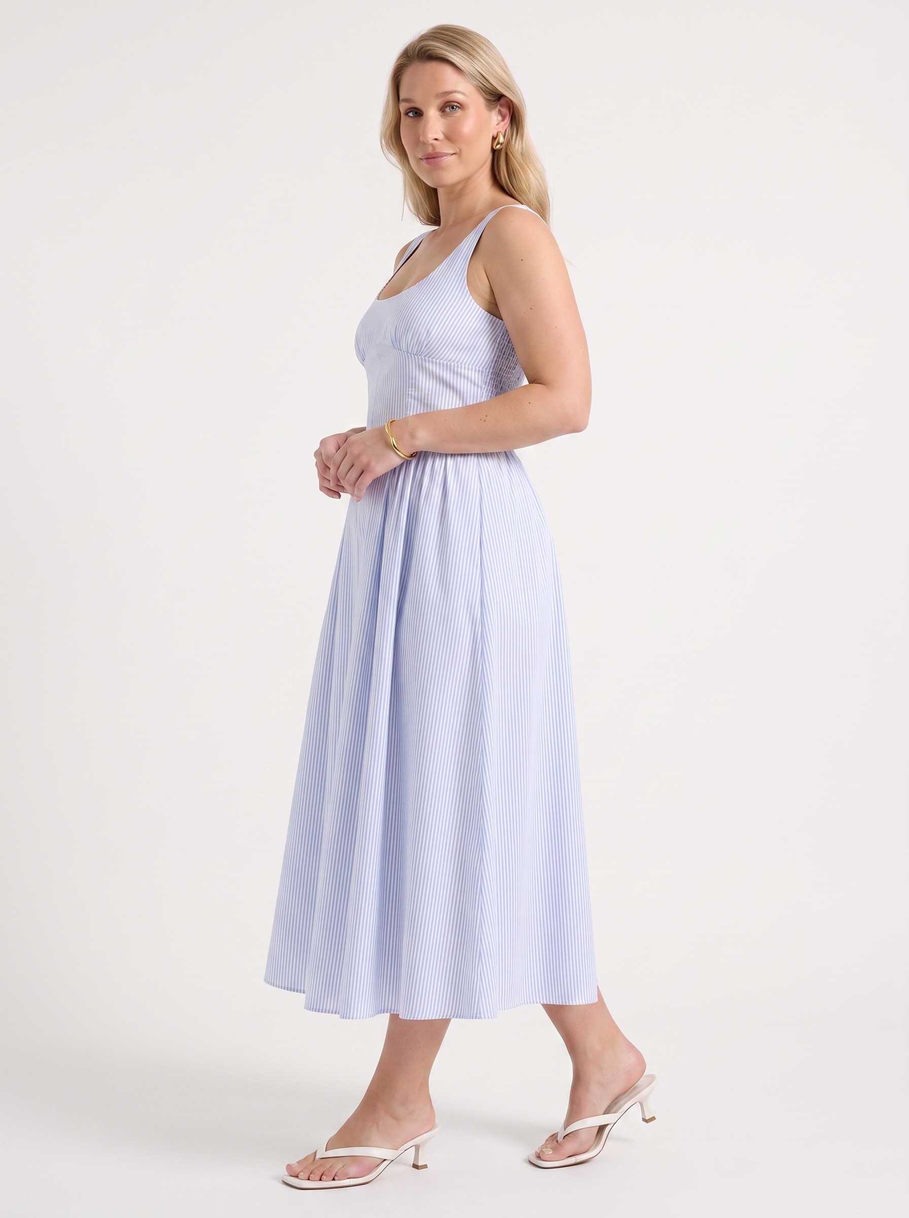 Delilah Midikleid mit Blumenmuster