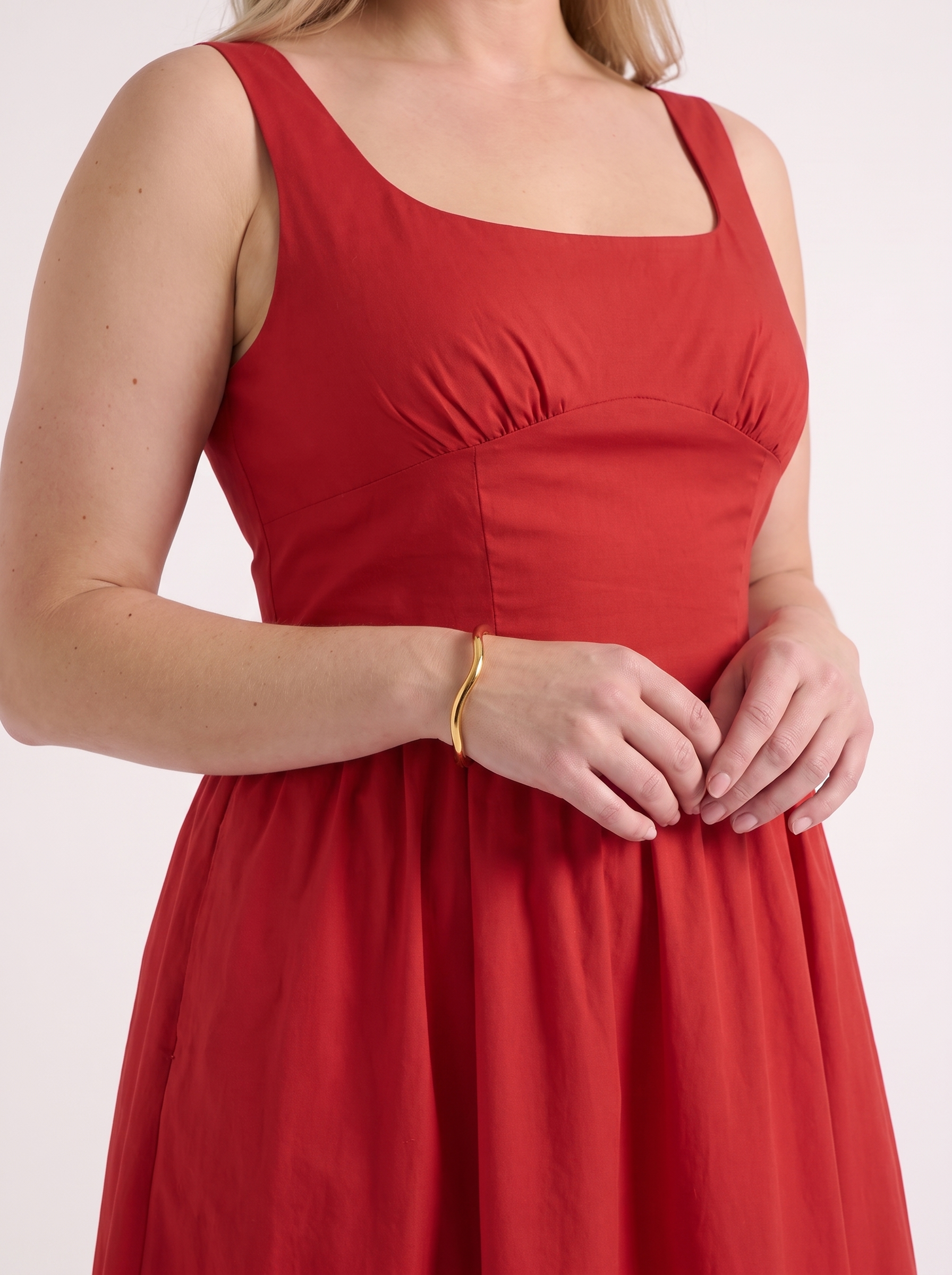 Delilah Midikleid mit Blumenmuster