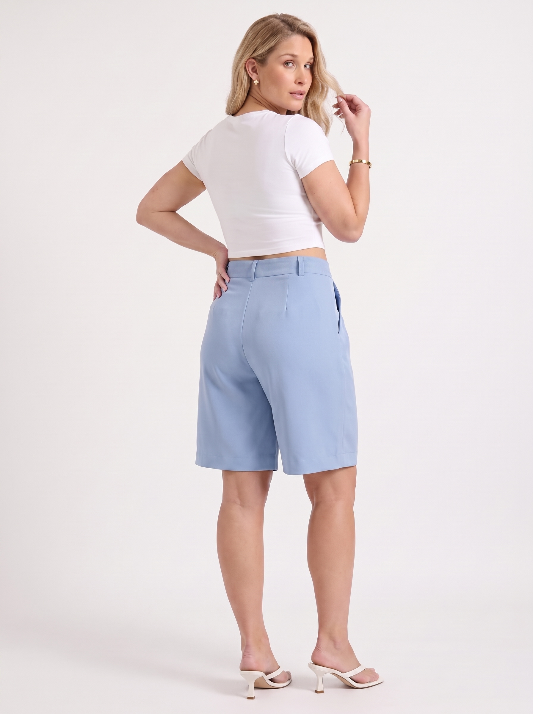 Anais Bermudashorts mit Bundfalten