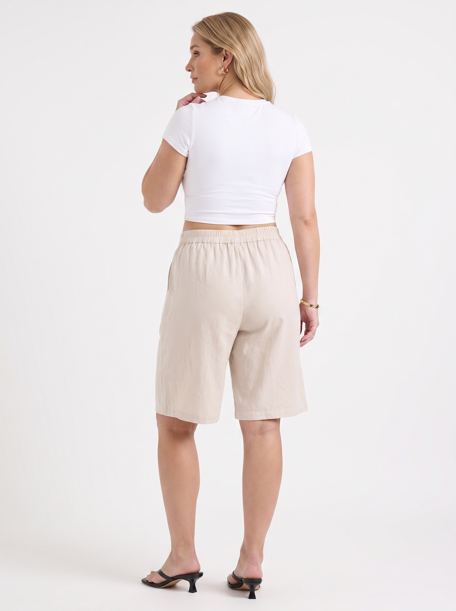 Thessa Bermudashorts mit elastischem Bund