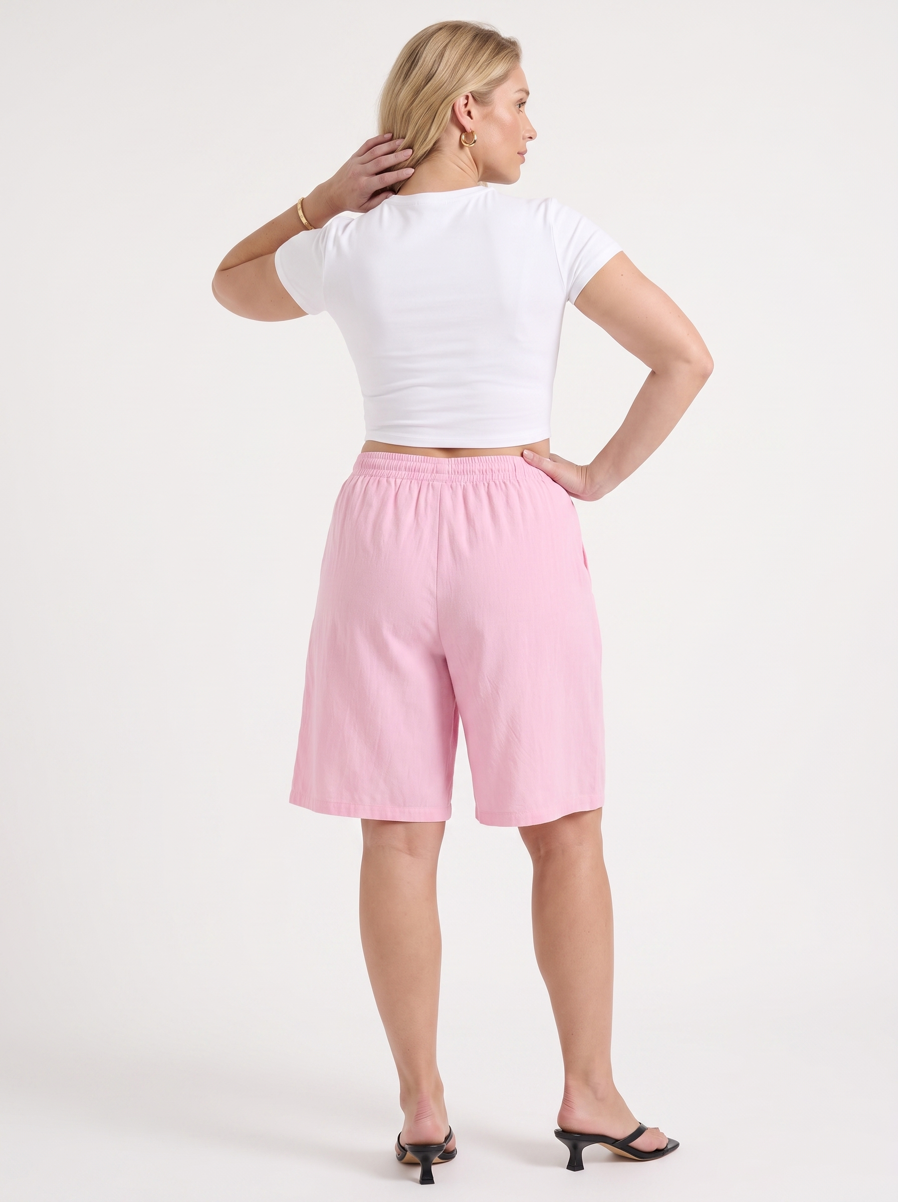 Thessa Bermudashorts mit elastischem Bund