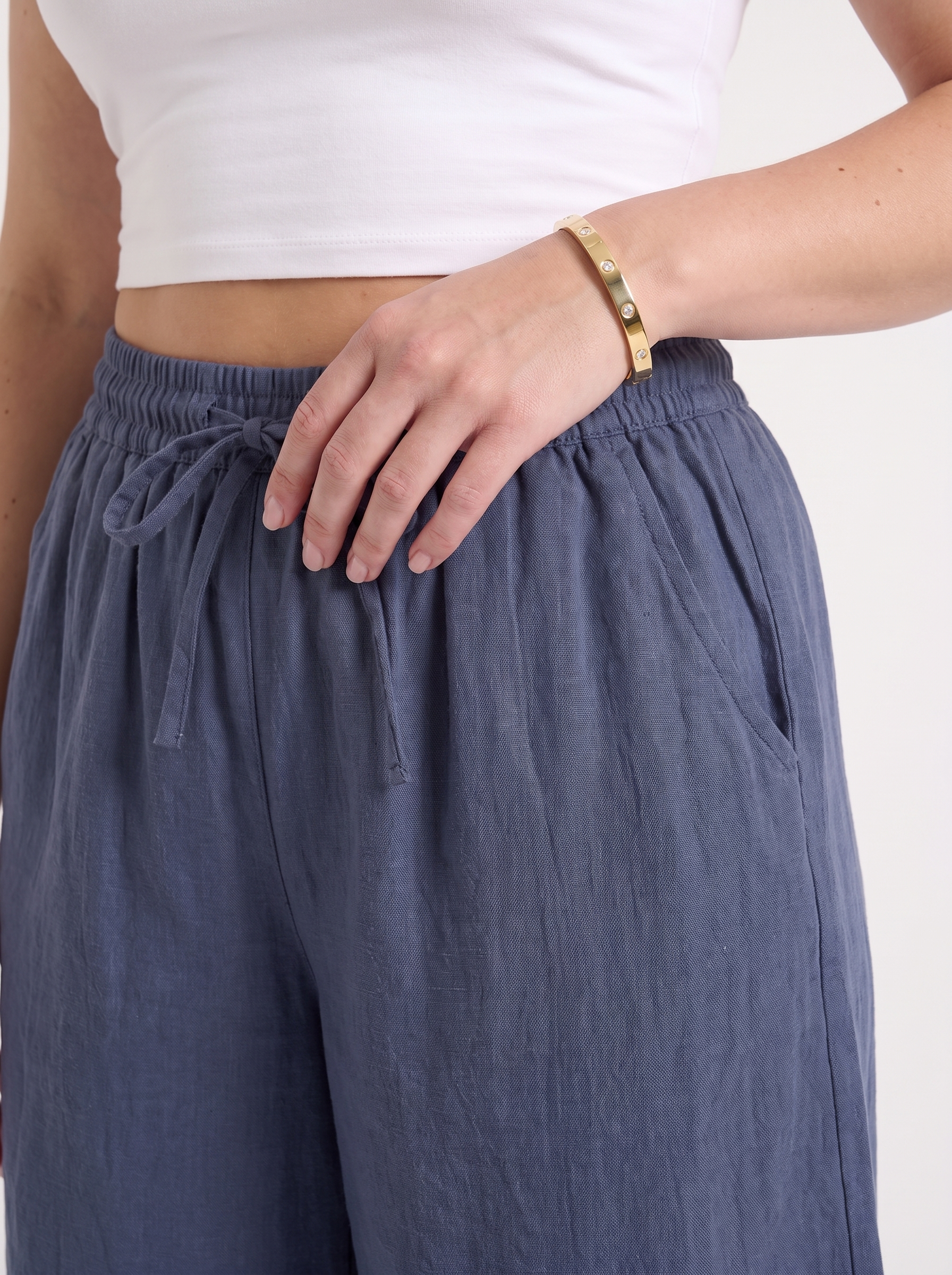 Thessa Bermudashorts mit elastischem Bund