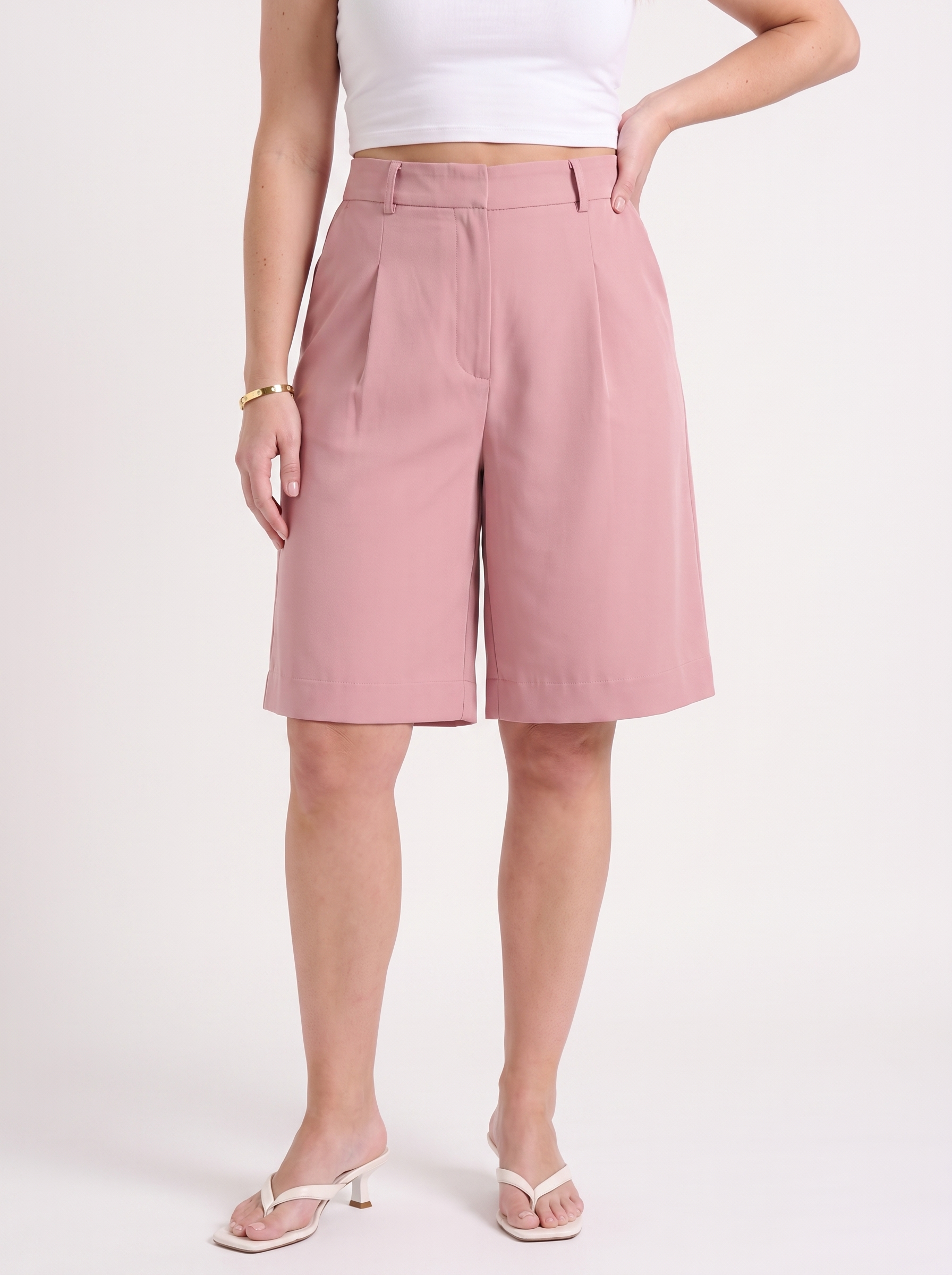 Anais Bermudashorts mit Bundfalten