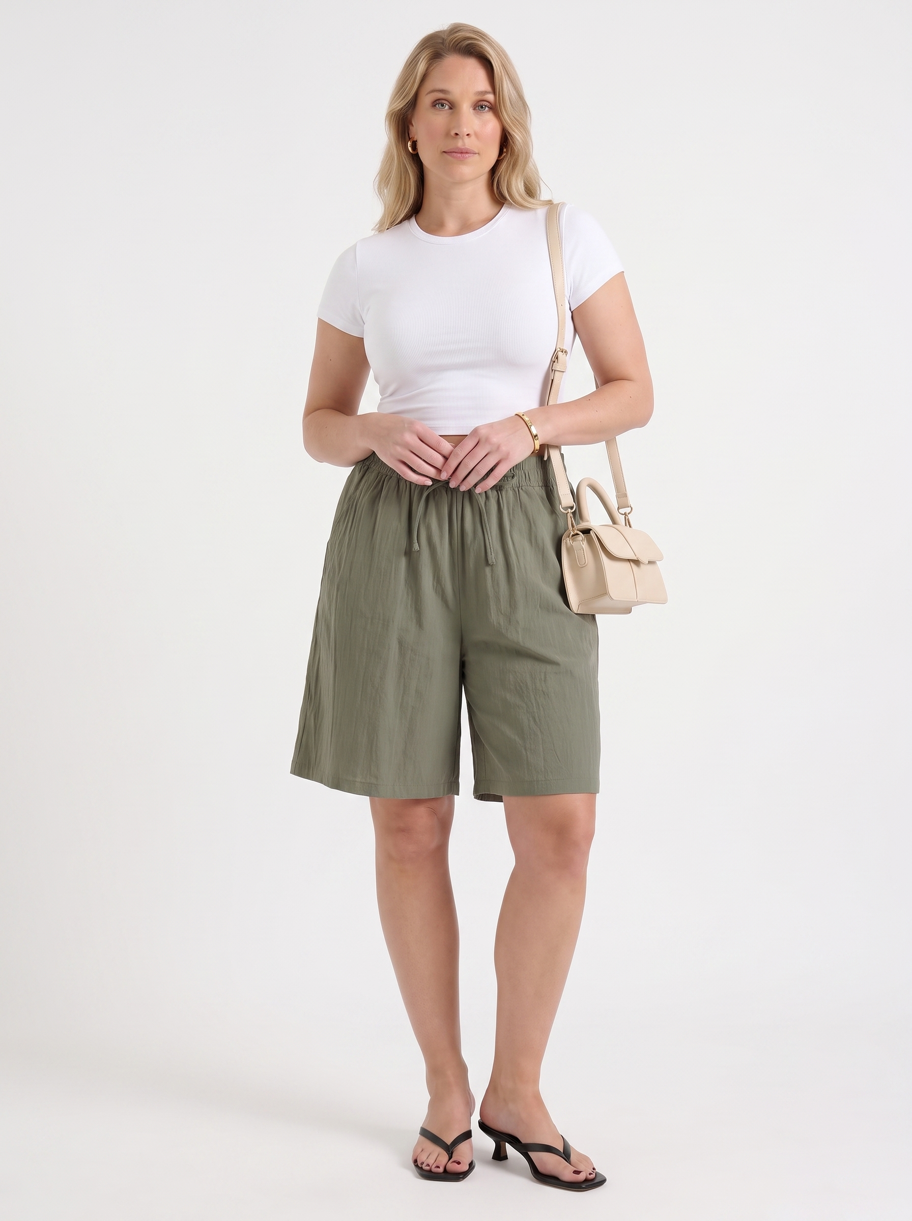 Thessa Bermudashorts mit elastischem Bund