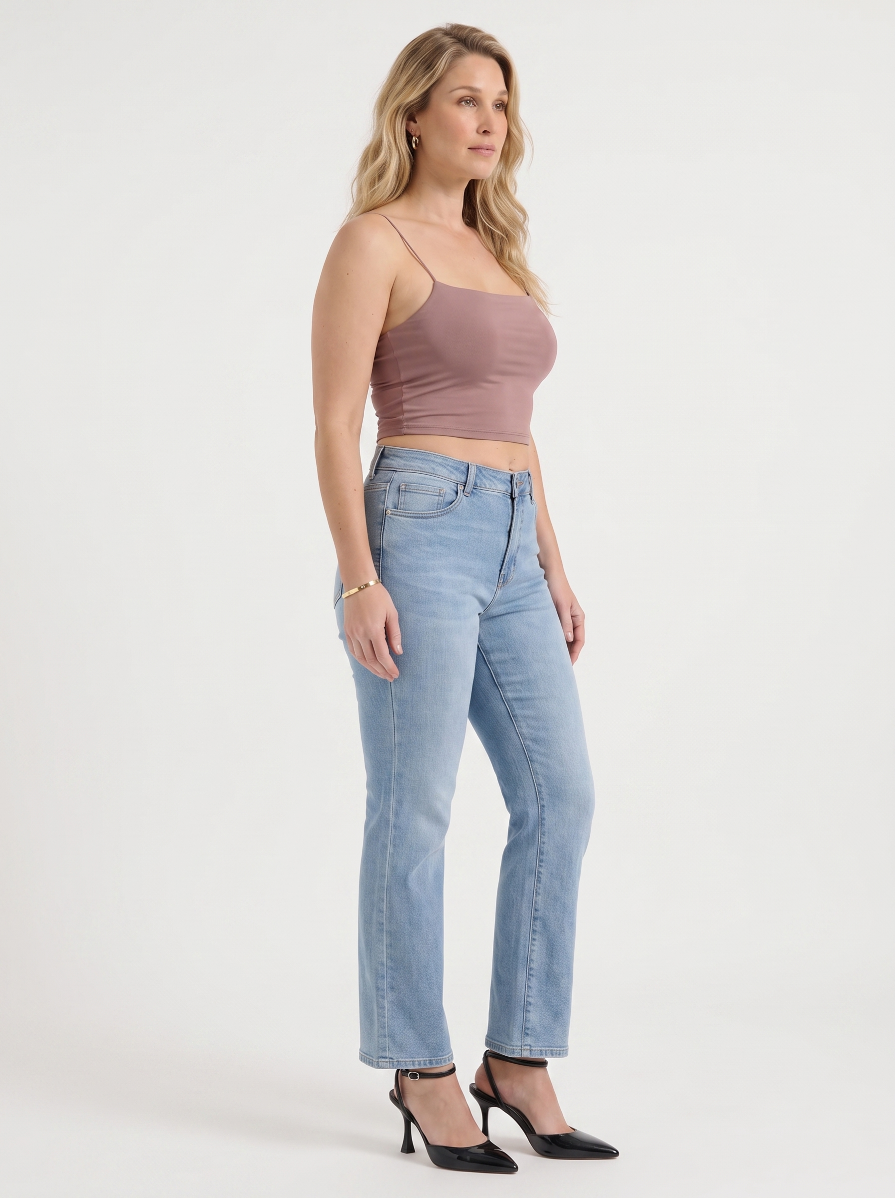Hermione Spaghettiträger Crop Top