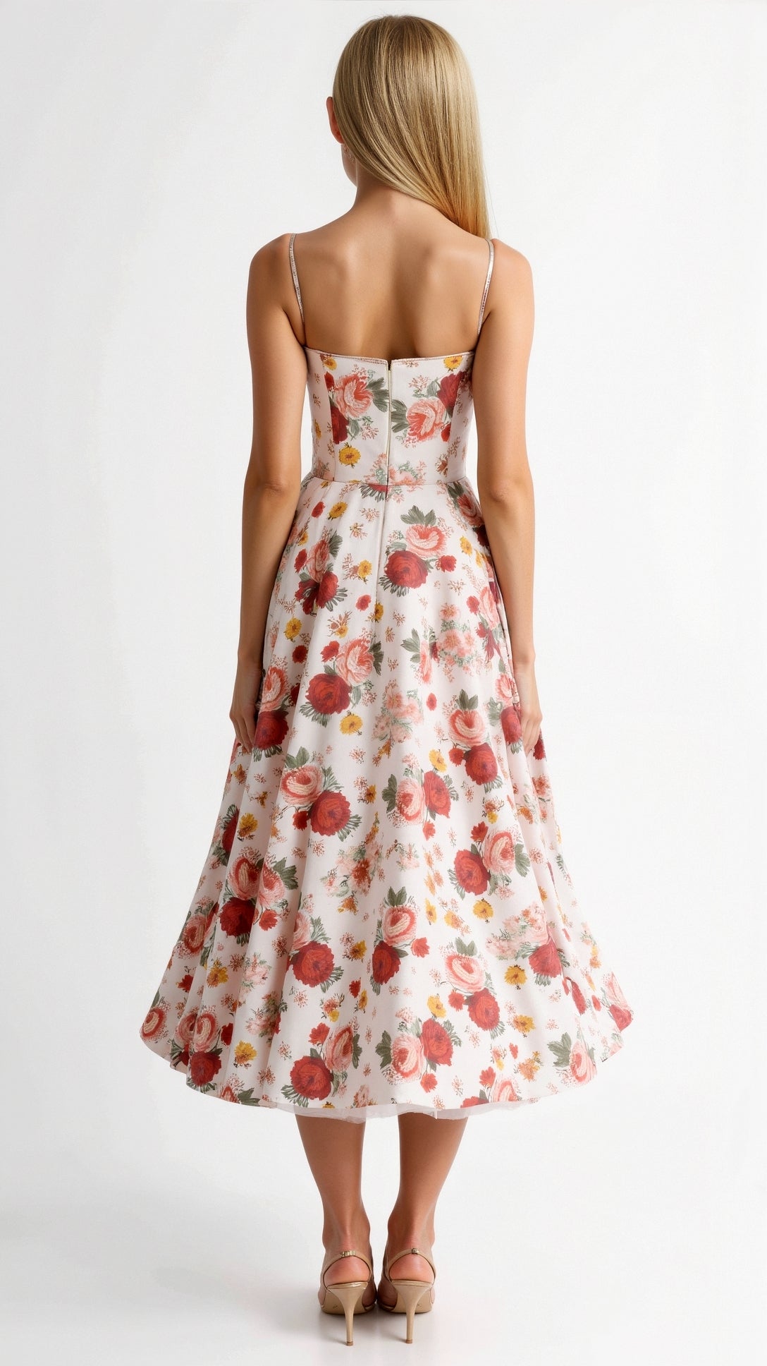 Isolde Tüll-Midikleid