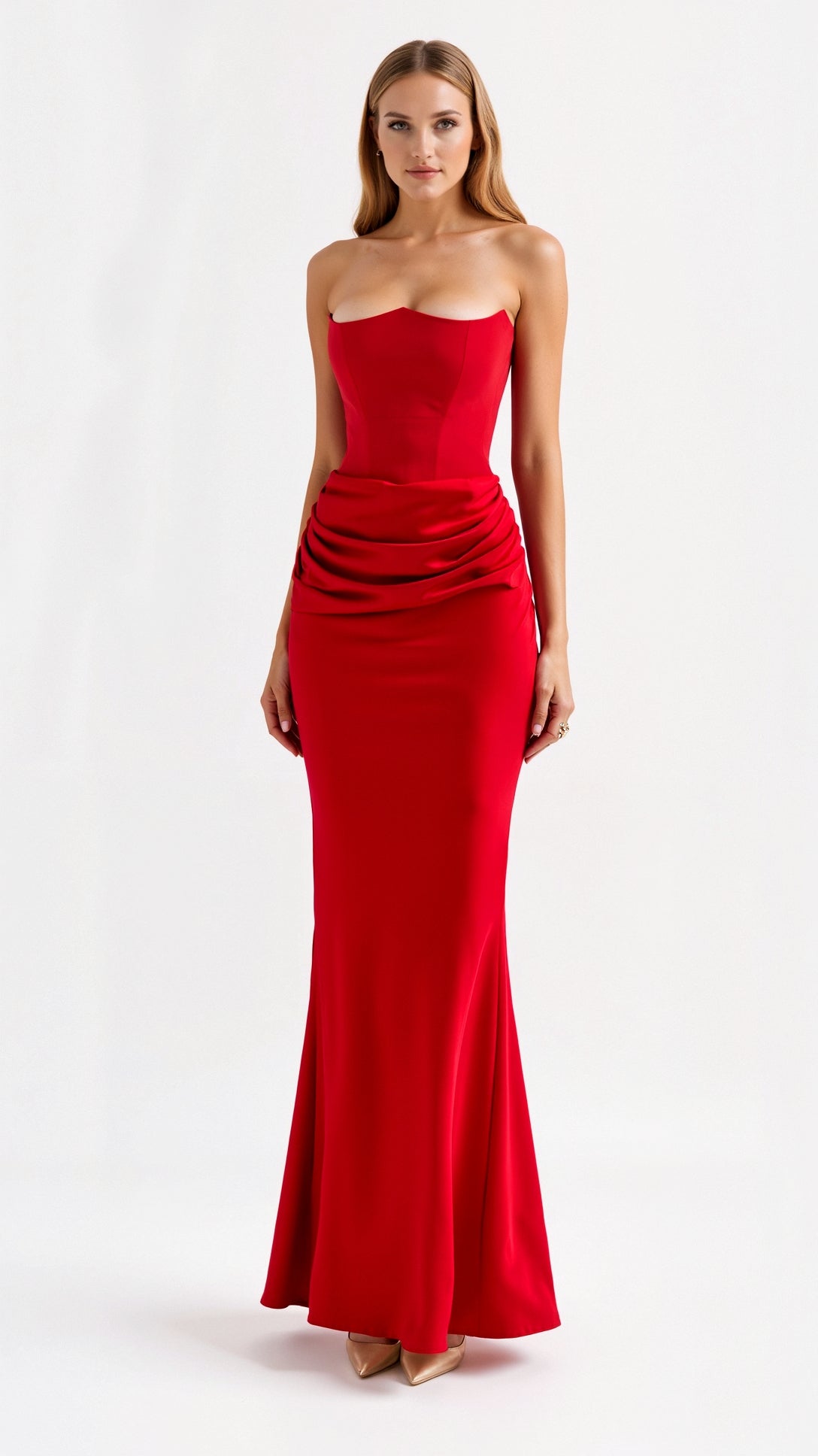 Trägerloses Maxikleid Luciana