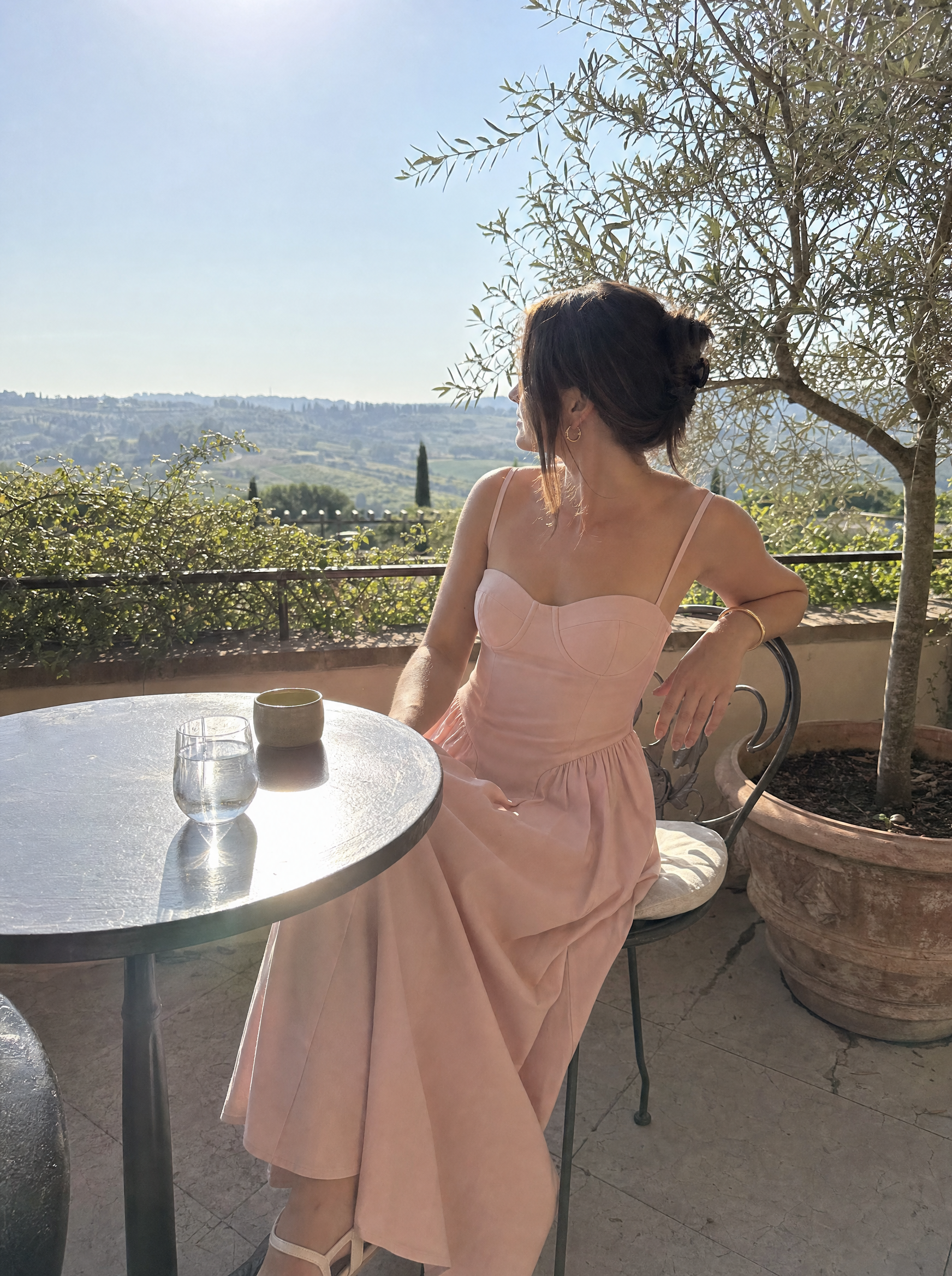 Lisa Korsett-Midikleid