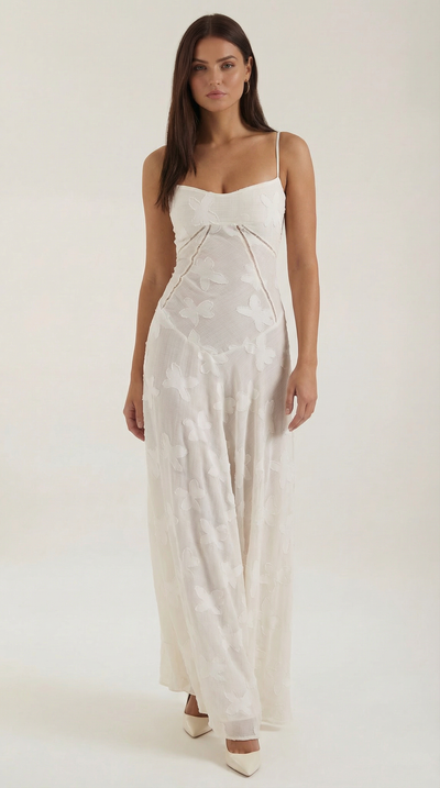 Arabelle Spitzen-Maxikleid