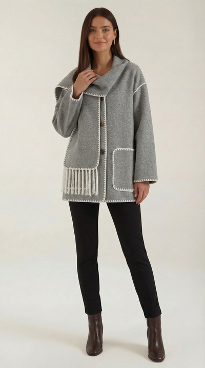 Catherine Kontrastbesetzte Schaljacke