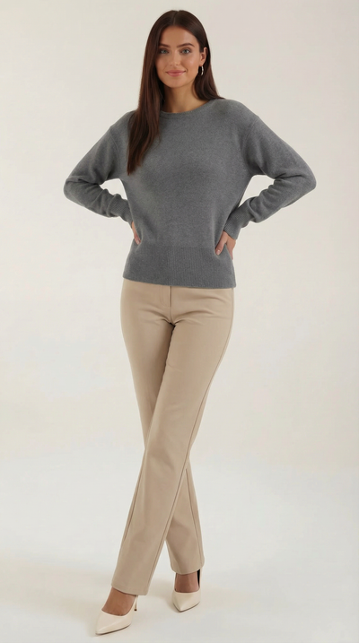 Crystal Cinched Strickpullover