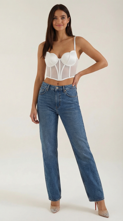 Penelope Korsett-Crop-Top