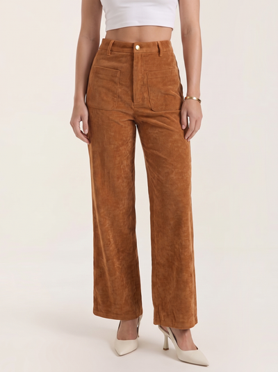 Allison Weite Cordhose