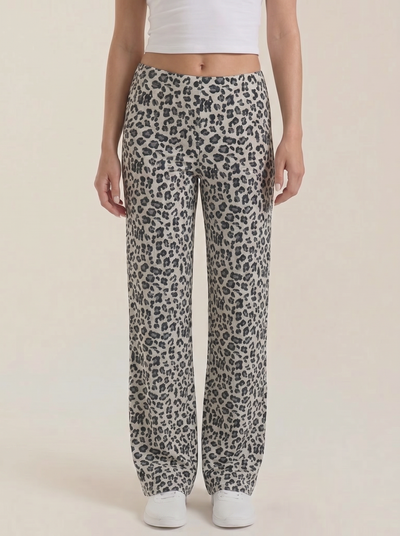 Cleo Hose im Leopardenmuster
