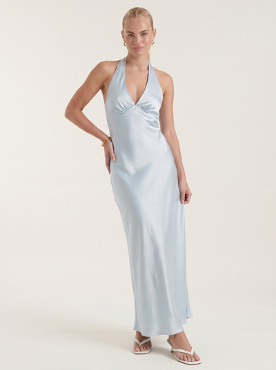 Essie Maxikleid Neckholder mit V-Ausschnitt