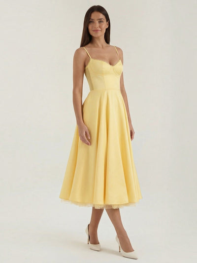 Isolde Tüll-Midikleid