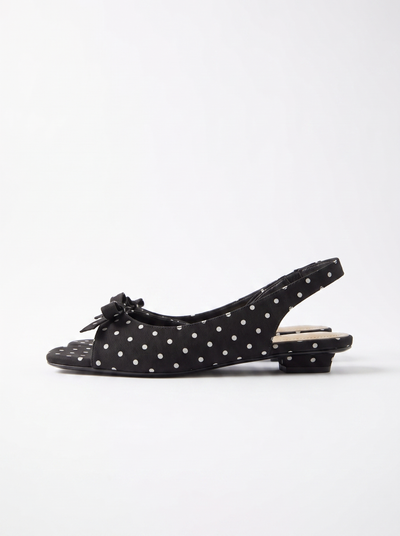 Jenelle Slingback Pumps mit Punktemuster