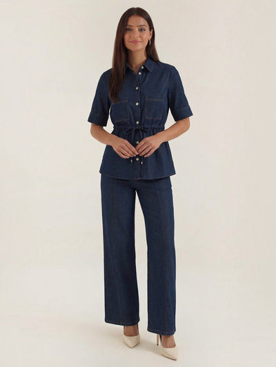 Judith Denim Co-ord Bluse