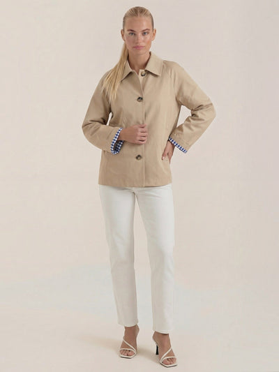 Lindsay Jacke mit Hemdkragen und Knopfleiste