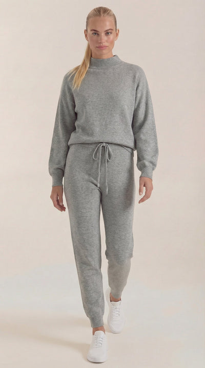 Mavis Strick-Lounge-Set mit Stehkragen