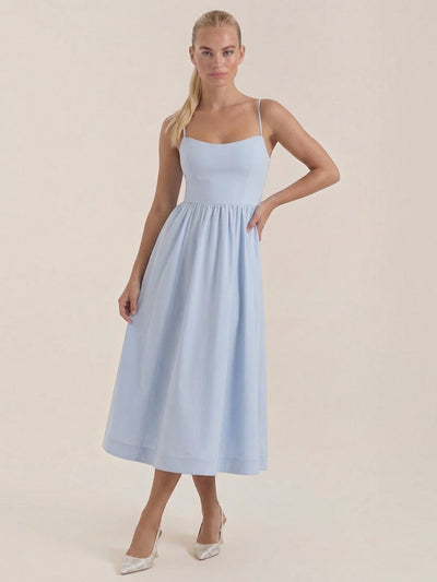 Molly Midi-Trägerkleid