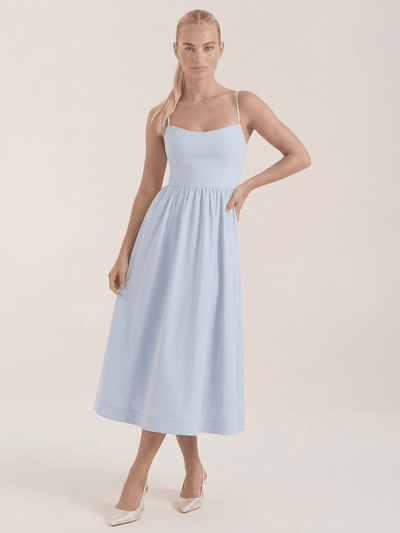 Molly Midi-Trägerkleid